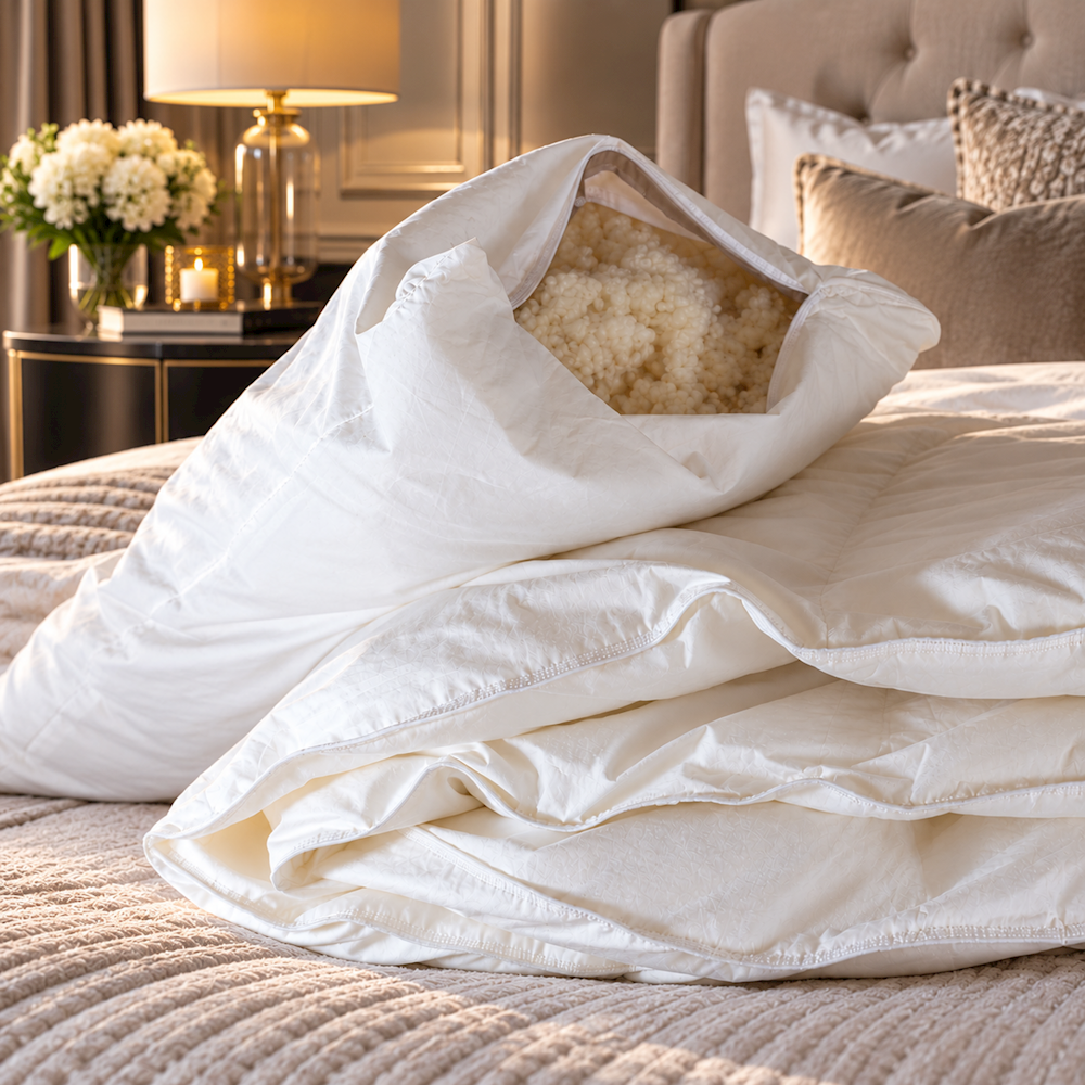 Cashmere Filled Pillow With Zip